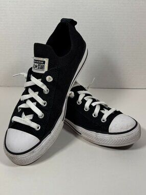 Black Mesh Converse All Star Junior 6